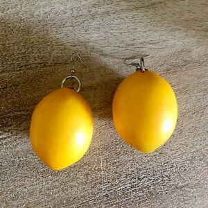 Vintage Lemon Earrings